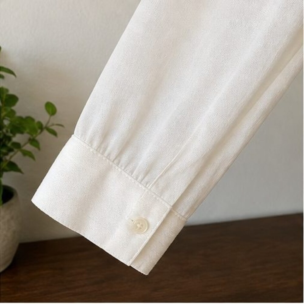 Ivory Ruffle Blouse - Picture 5 of 6